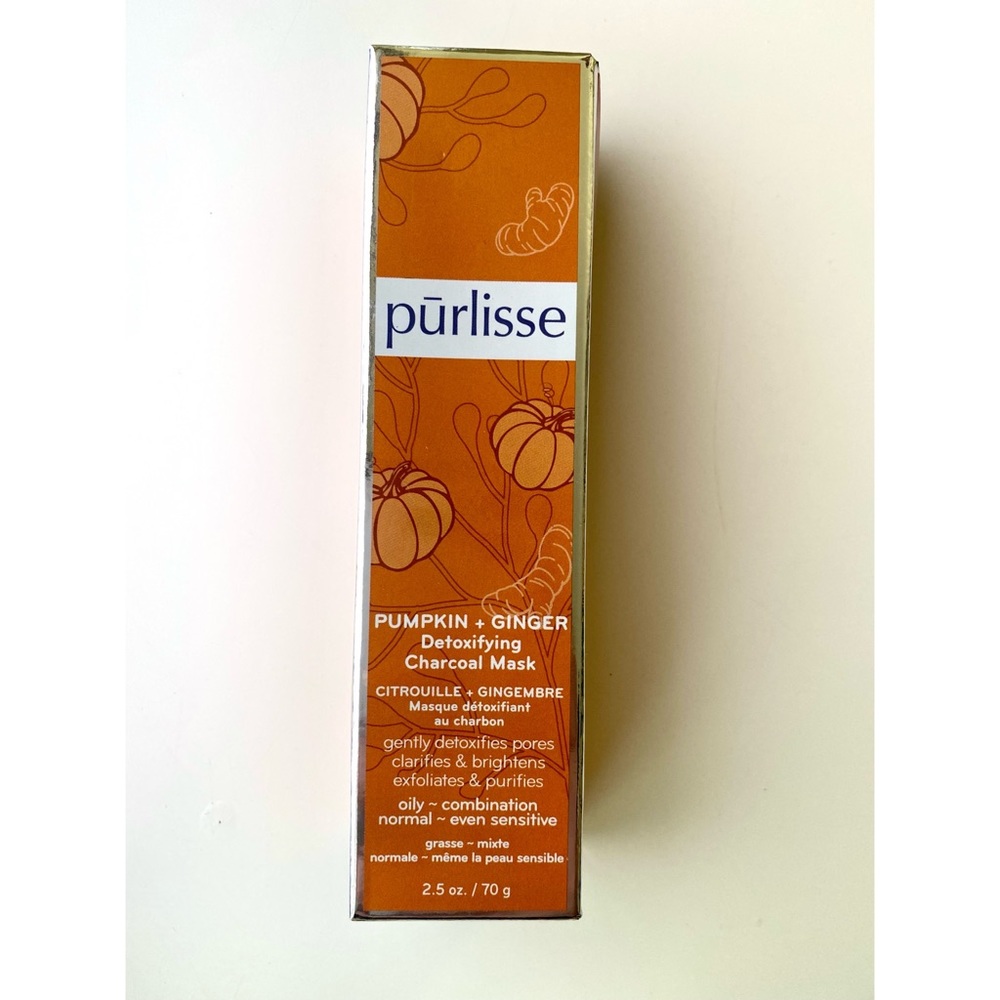 Purlisse Instagram cult fave detoxifying pumpkin charcoal face mask